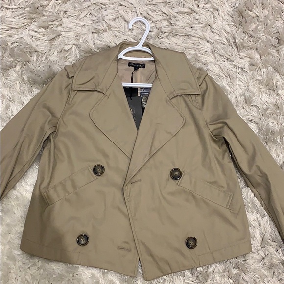 Crop Trench Coat - Picture 2 of 2